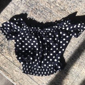 Polkadot crop top